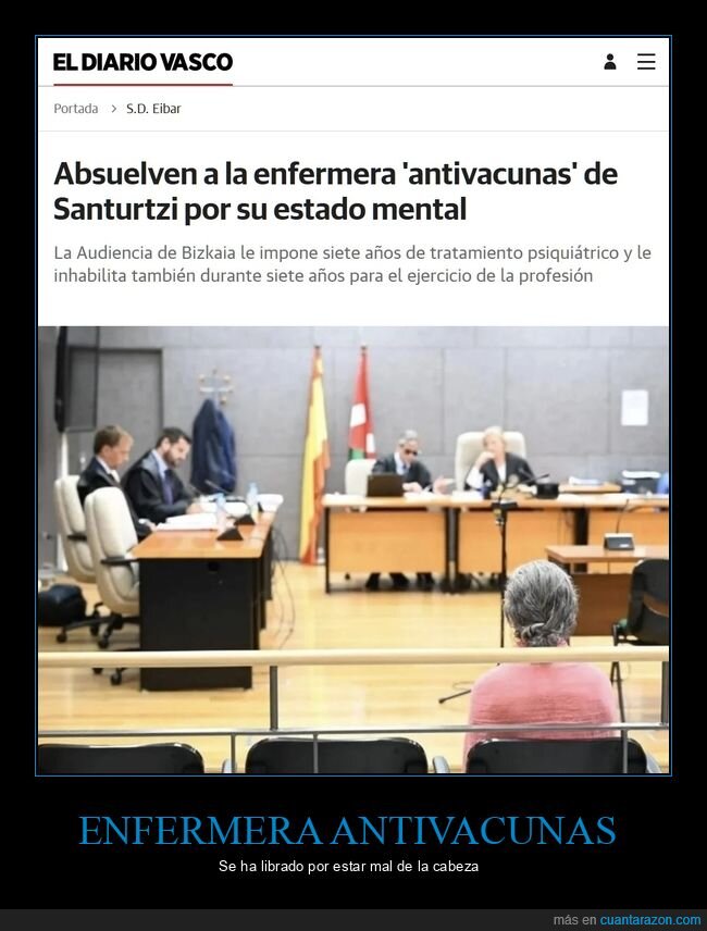 enfermera,antivacunas,absuelta