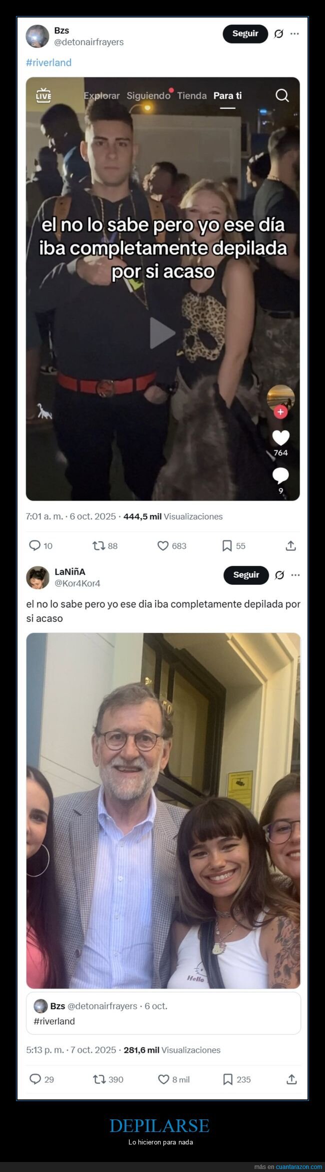 depilarse,rajoy,políticos