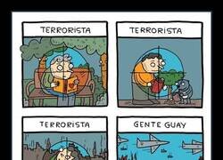 Enlace a Identificando terroristas