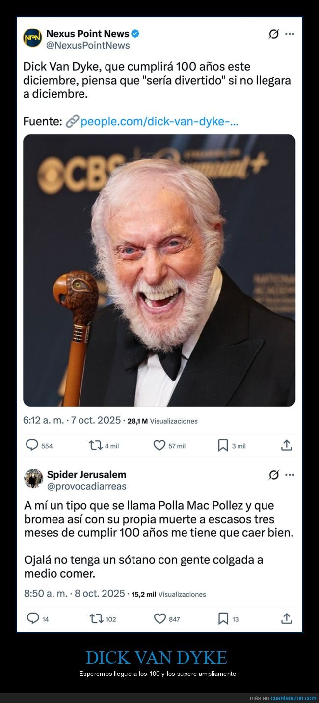 100 años,dick van dyke