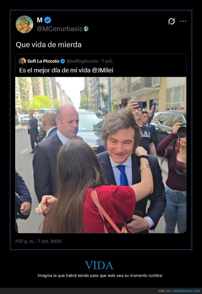 milei,vida,políticos