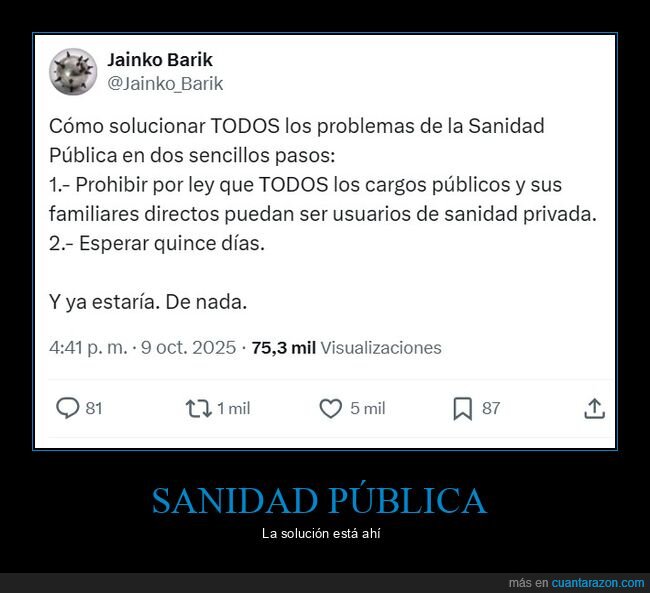 sanidad pública,solucionar,problemas