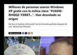 Enlace a Si usaste Windows XP conoces esta clave