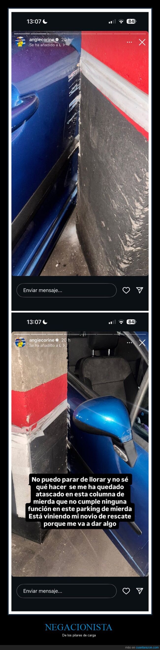 coches,columna,fails,parking