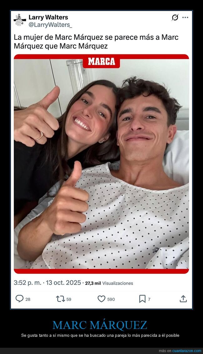 marc márquez,parecidos,pareja