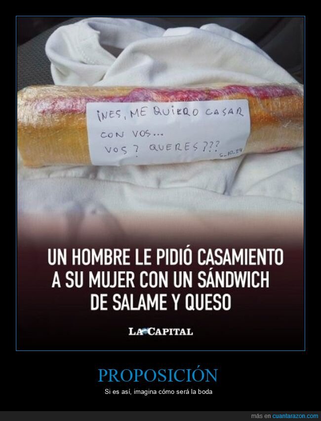 bocadillo,mierder,proposición