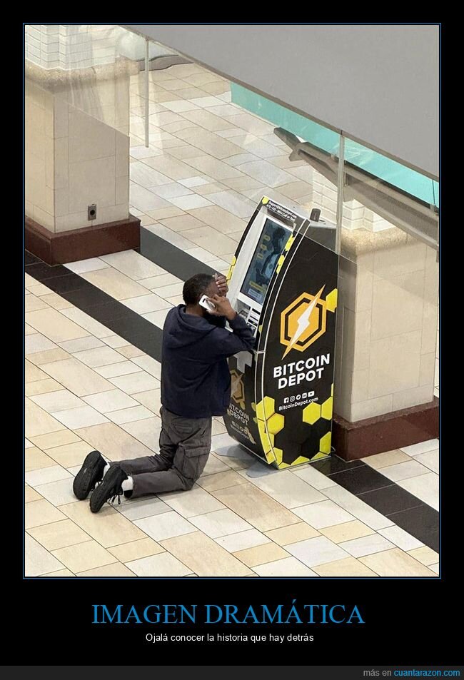 arrodillado,bitcoin,cajero,wtf
