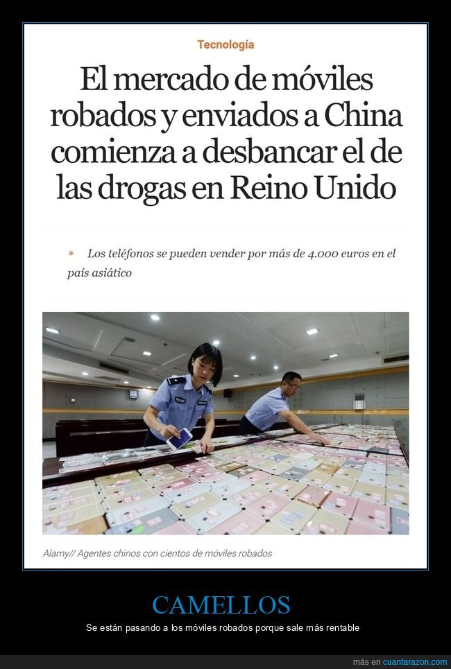 móviles,robados,china