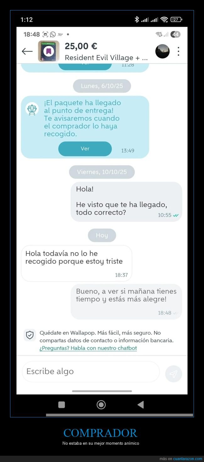 wallapop,triste