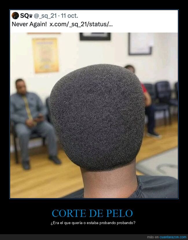 corte de pelo,micrófono