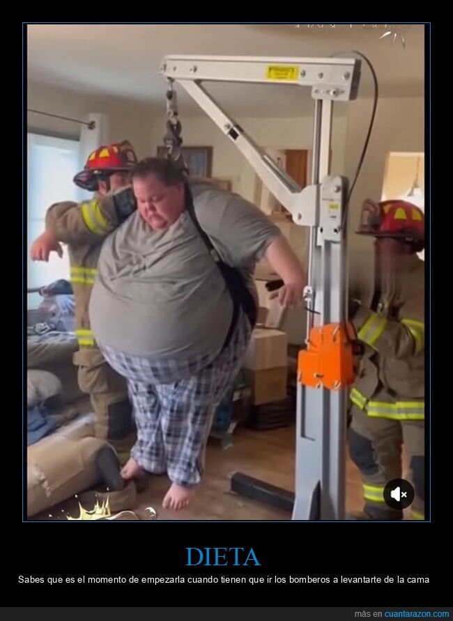 bomberos,gordo,grúa,wtf