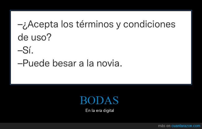 términos y condiciones,aceptar,boda