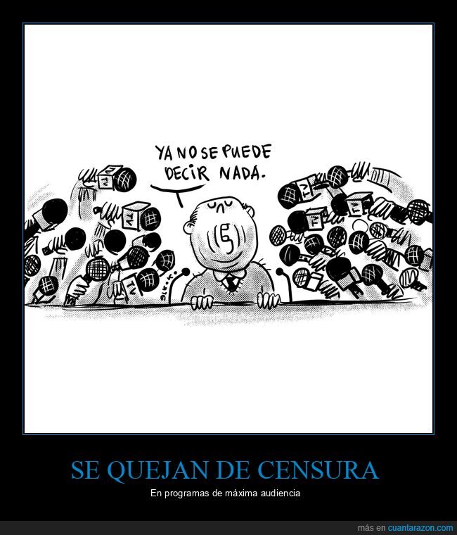 decir,nada,censura