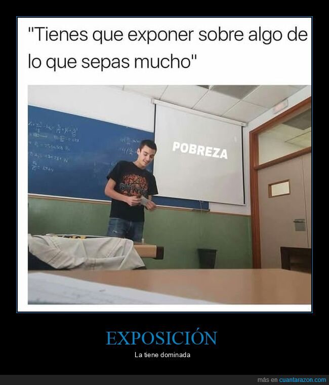 exposición,pobreza