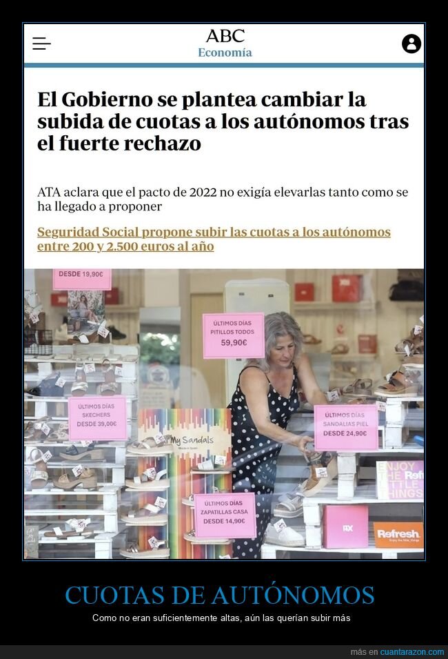 cuotas,autónomos
