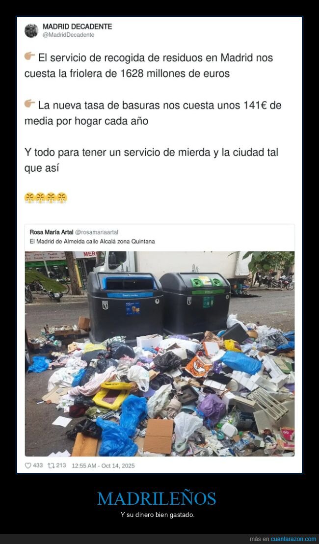 madrid,basura