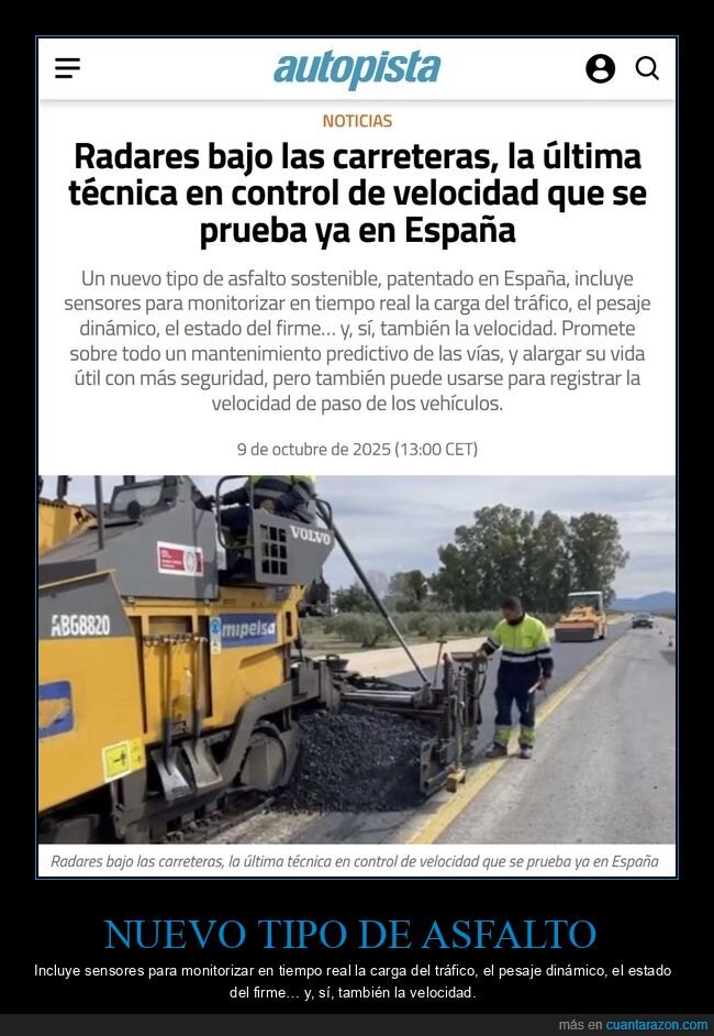 asfalto,radares,velocidad