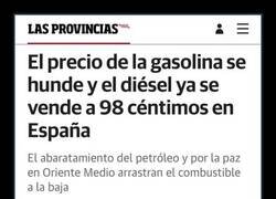 Enlace a Por fin algo que baja