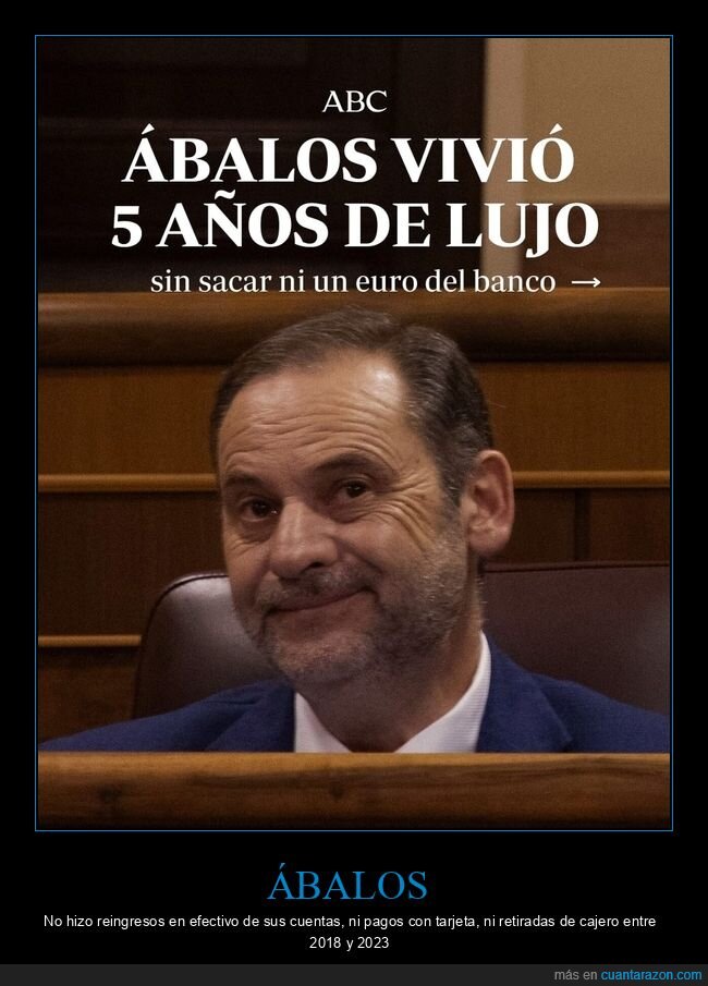 ábalos,dinero,políticos