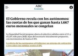 Enlace a Echándose atrás con la subida a los autónomos