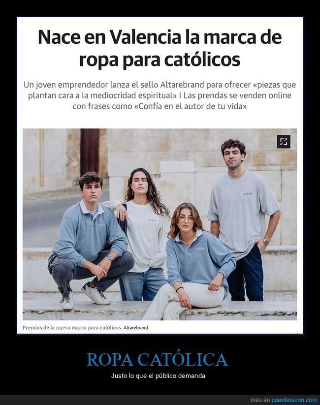 católicos,marca,ropa