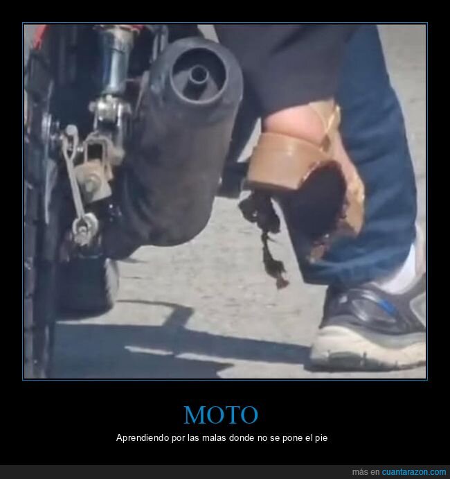 fails,motos,zapato
