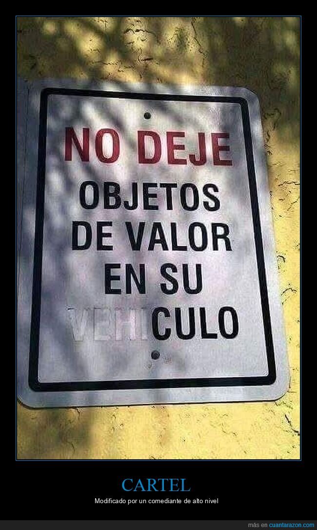 carteles,vehículo