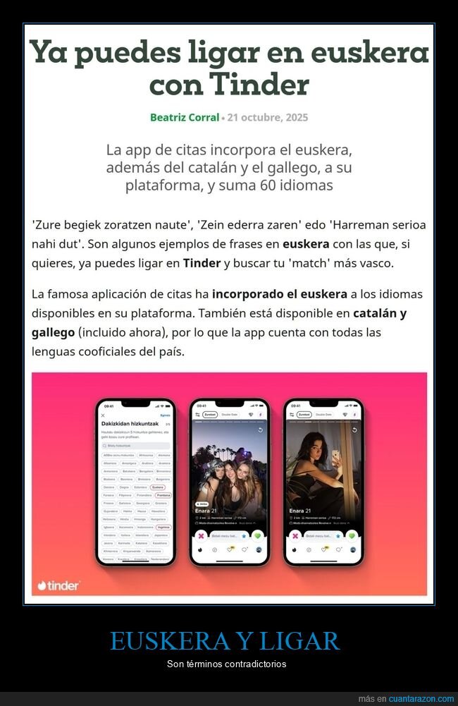 ligar,euskera,tinder