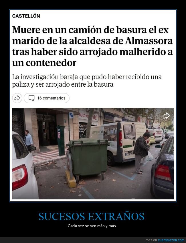 camión de basura,ex,alcaldesa