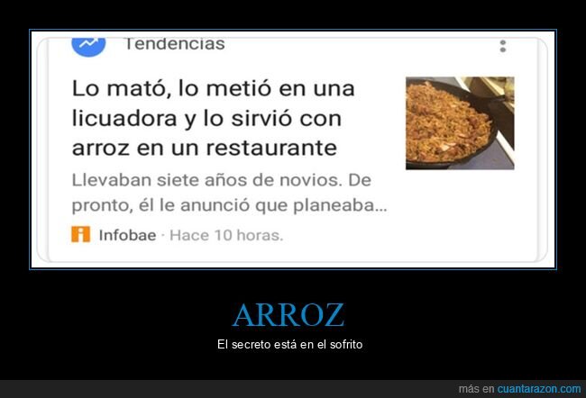 arroz,licuadora,restaurante,wtf