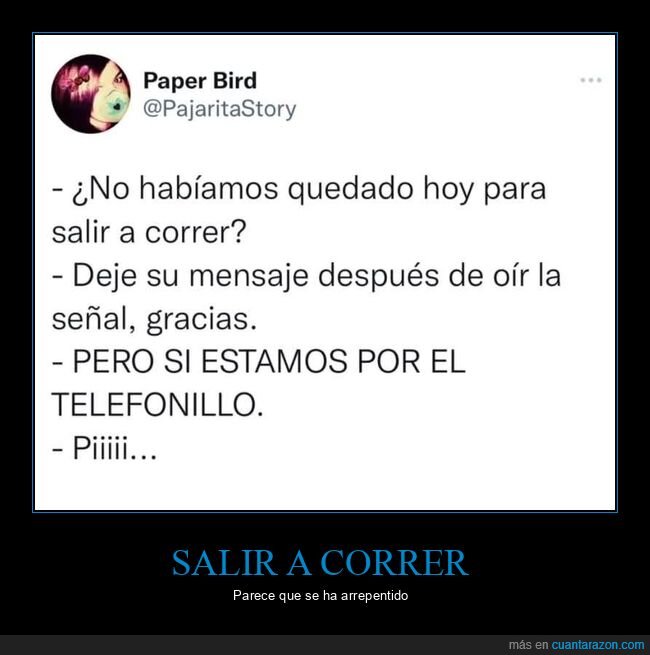correr,contestador,telefonillo