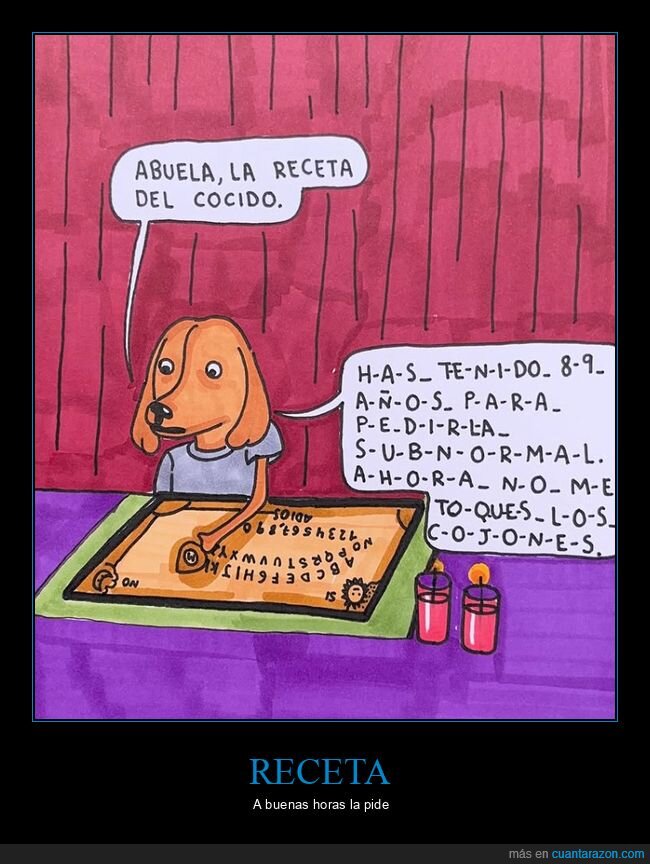 receta,abuela,ouija