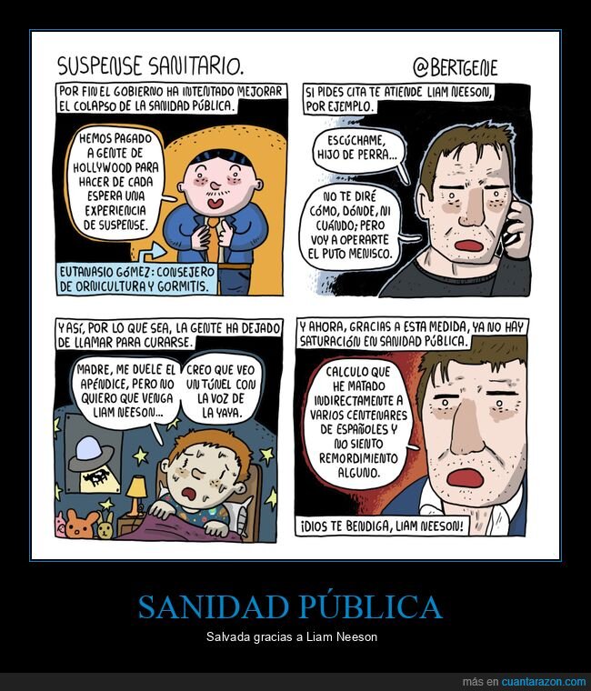 sanidad pública,liam neeson