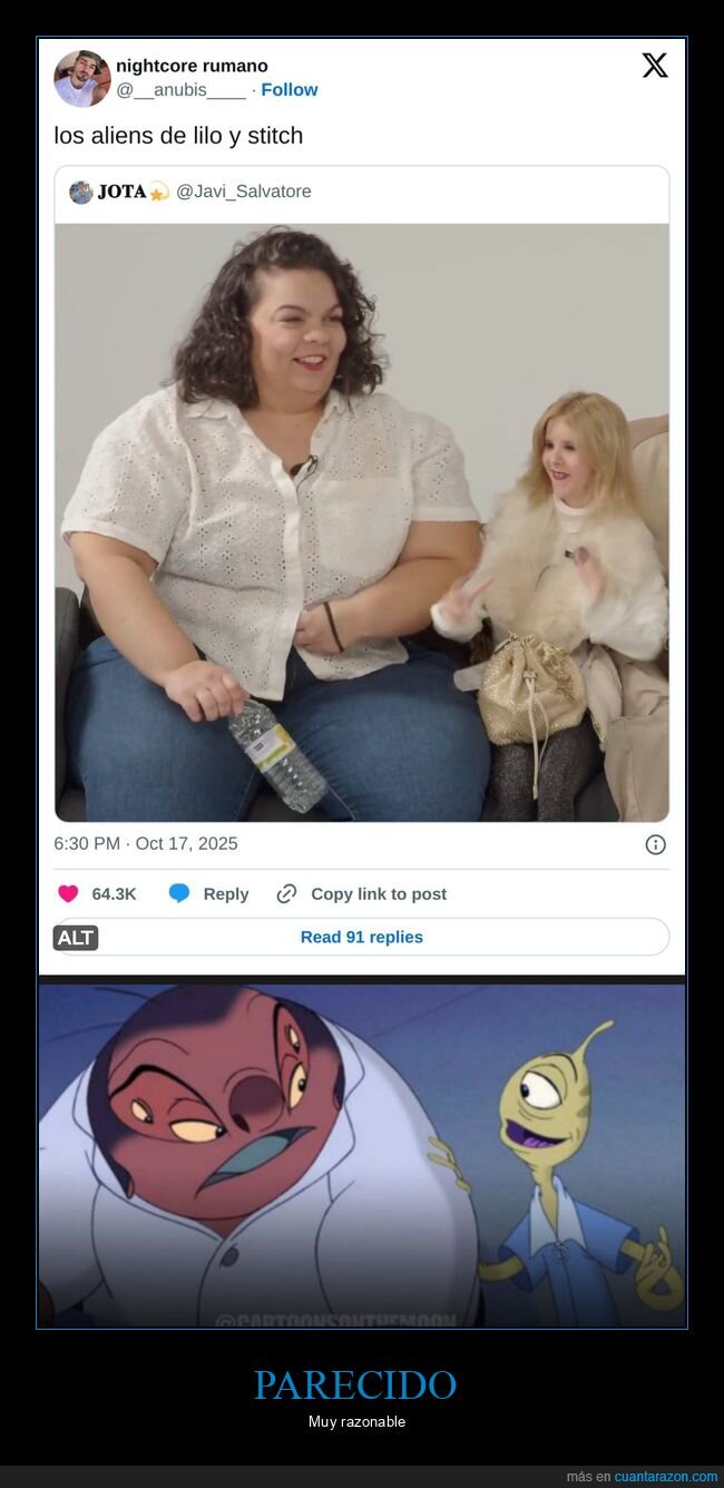 parecidos,lilo y stitch