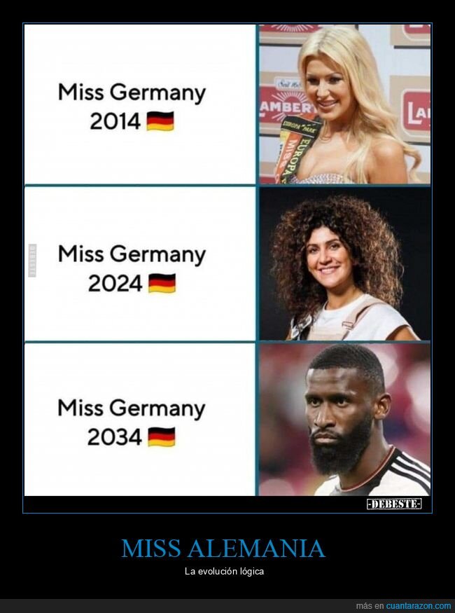 miss alemania,años