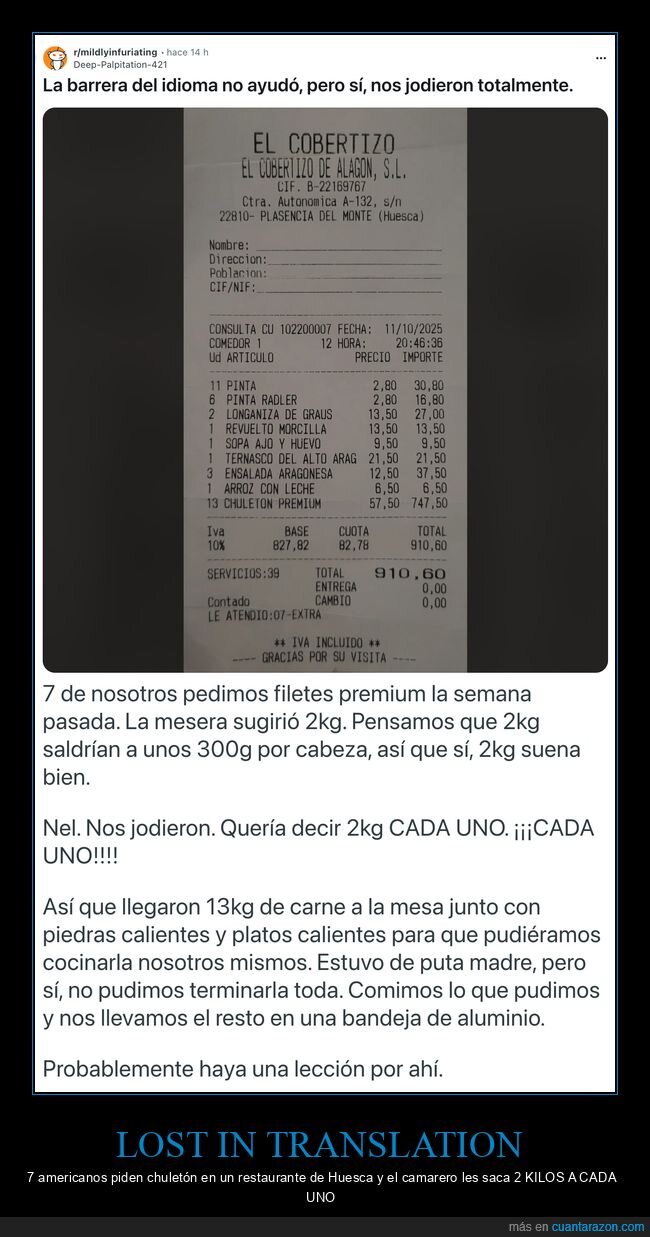 restaurante,chuletón,fail