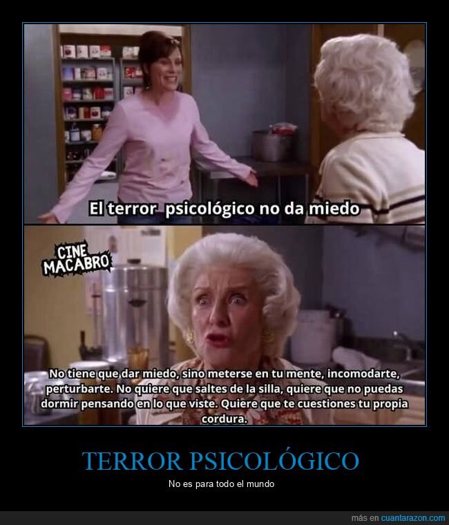 terror psicológico,miedo