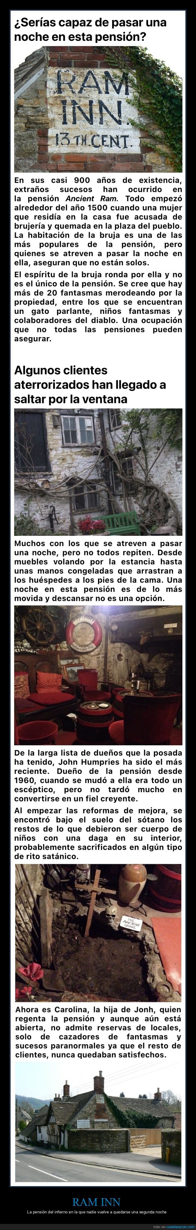 ram inn,pensión,fantasmas