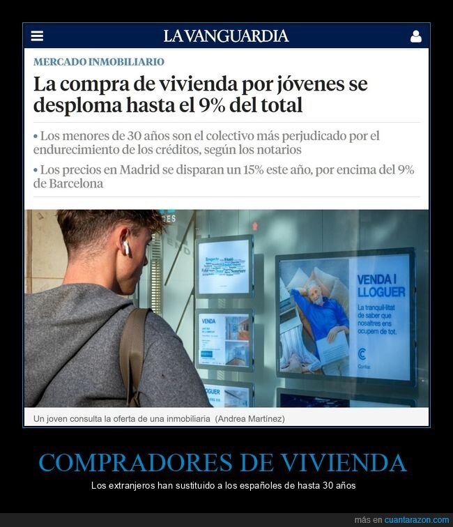compradores,vivienda,extranjeros,jóvenes
