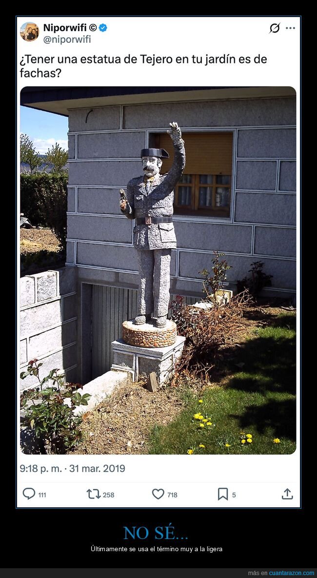 antonio tejero,estatua,wtf