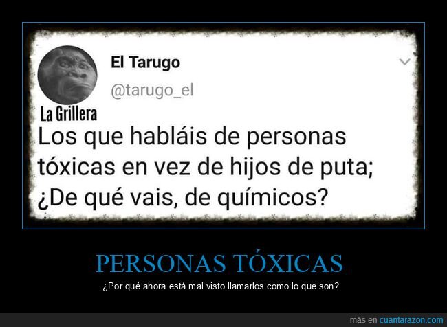 personas tóxicas,químicos