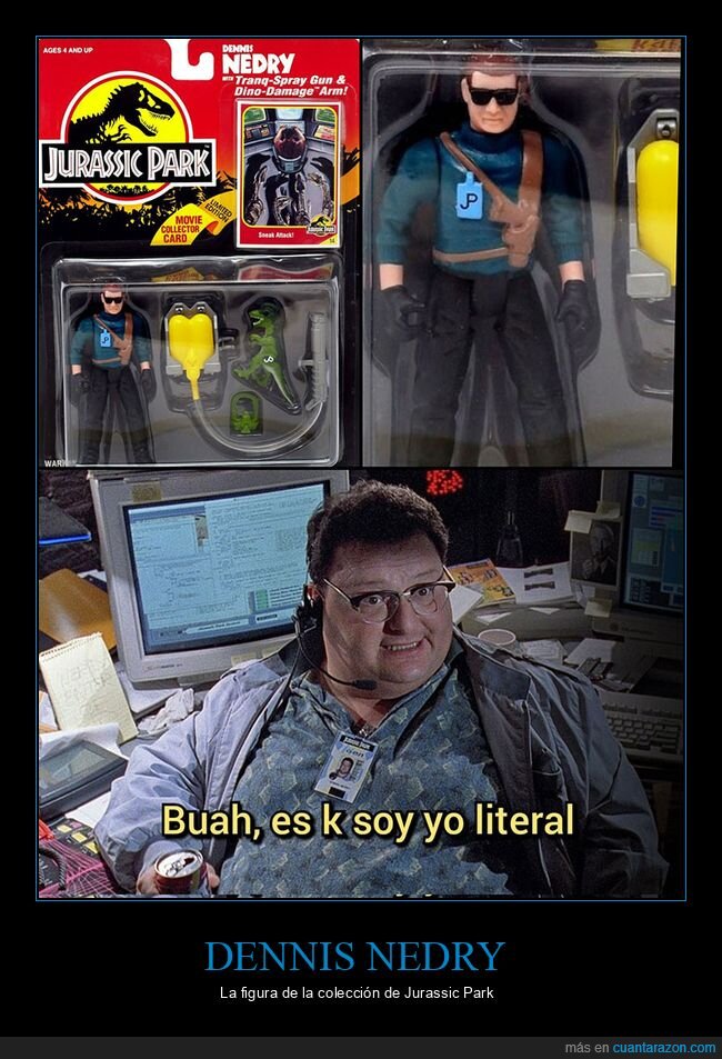 jurassic park,muñeco,nedry