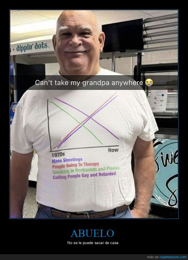 abuelo,camiseta,gráficas