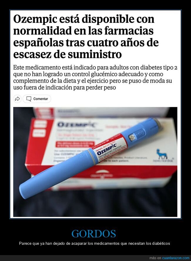 diabetes,gordos,ozempic