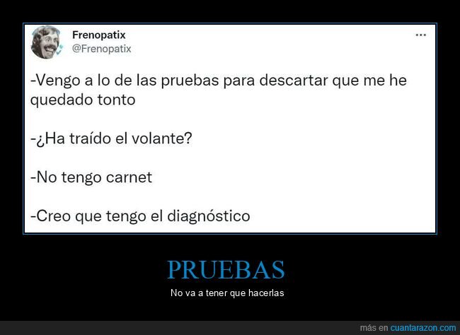 pruebas,tonto,volante,carnet