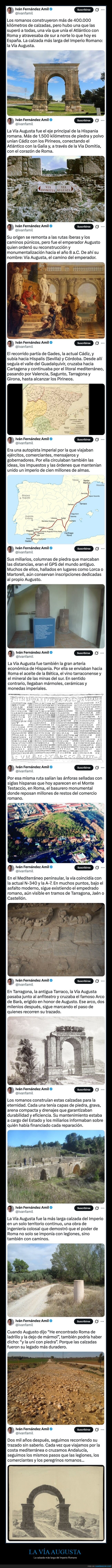 vía augusta,calzada,imperio romano