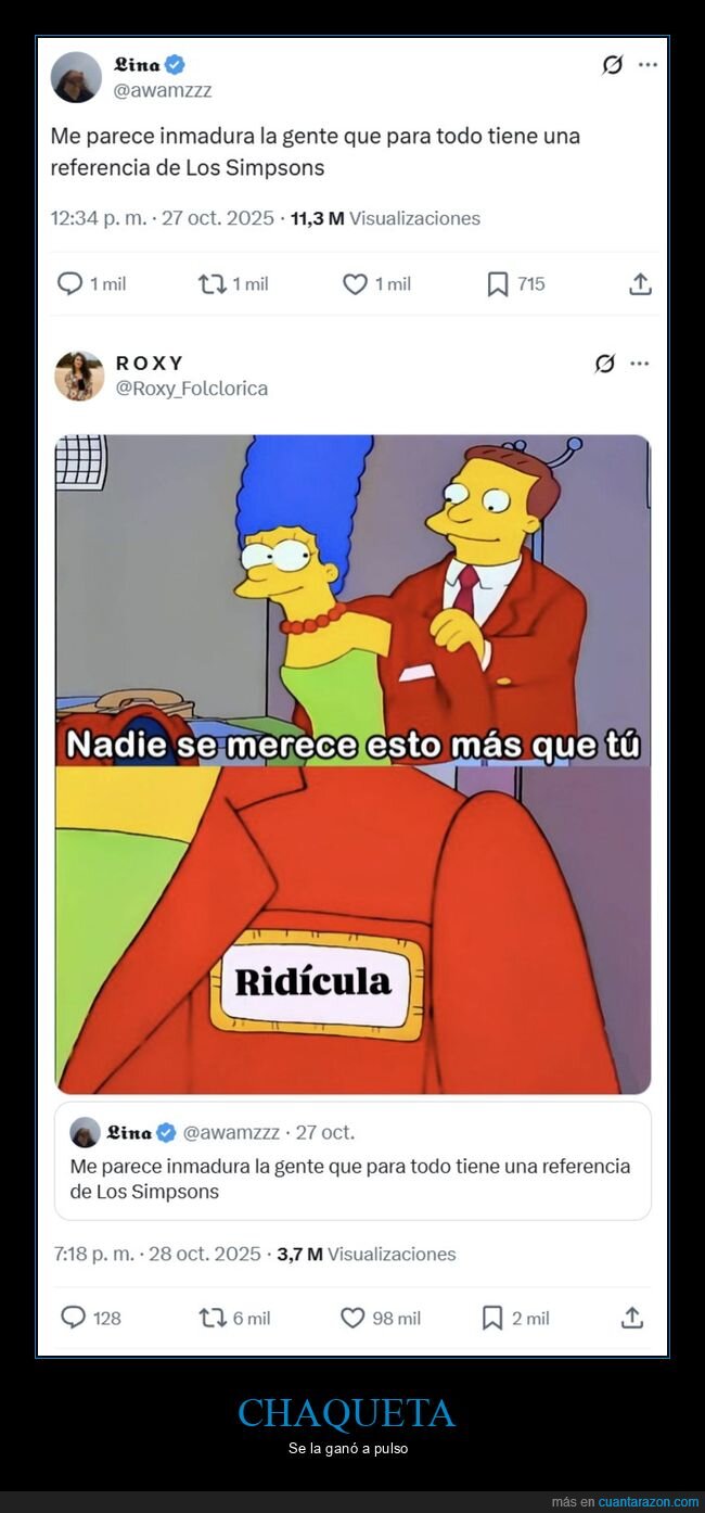 inmaduras,referencias,simpsons