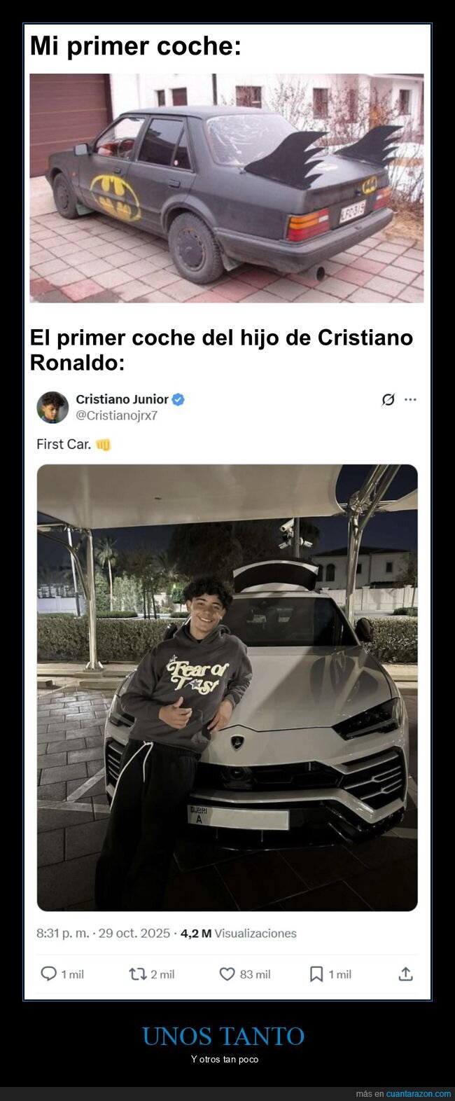 coche,primero,hijo,cristiano ronaldo