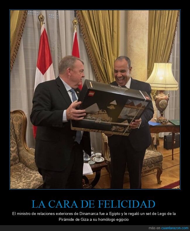 ministros,dinamarca,egipto,lego