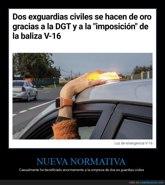 ex guardias civiles,baliza